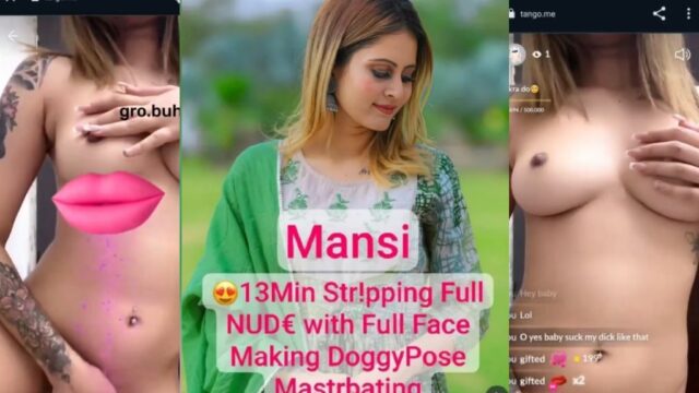 Mansi Aka Magician Girl Famous Insta Influencer Latest New Video Most Surprising Masturbation