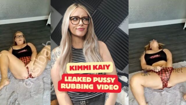 Superhot Comedian Kimmi Kaiy Rubbing Her Pussy with Loud Moaning