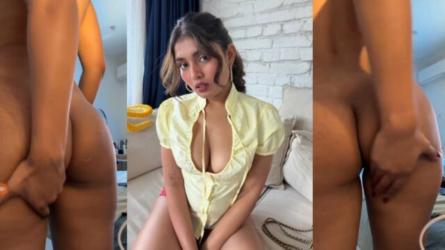Disha Verma First Time Fully Nude Revealing Her Pussy on Camera