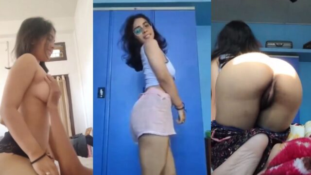 Beautiful Sexy Ass Indian GF Teasing Showing Asshole & Riding Fucking MMS Video