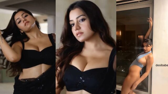 Famous Beautiful Sexy Influencer Simran Kaur Most Demanding Teasing and Stripping in Sexy Swimsuit with Nip Slip