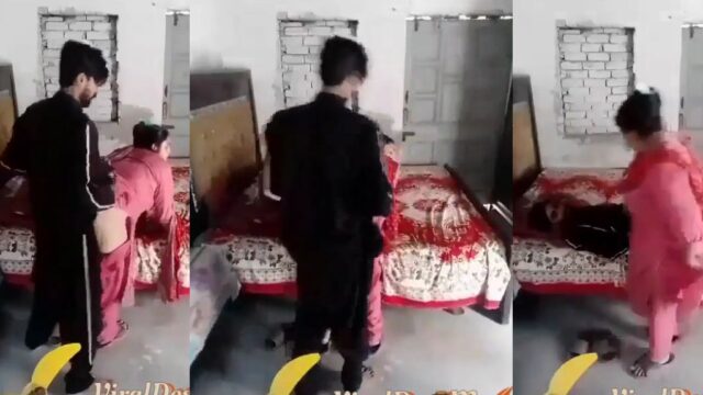 Desperate Pathani Bhabhi Seduces Young Neighbor for Doggy Fuck