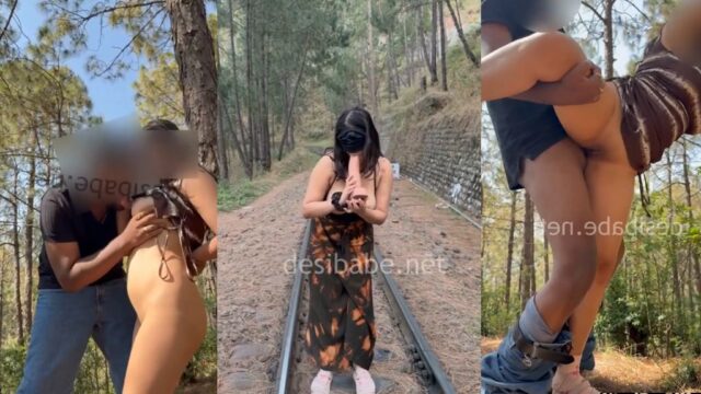 Horny Couple Fucking Wild Nude Outdoors