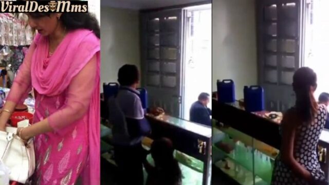 Horny Wife Blowjob to Shopkeeper Caught on CCTV