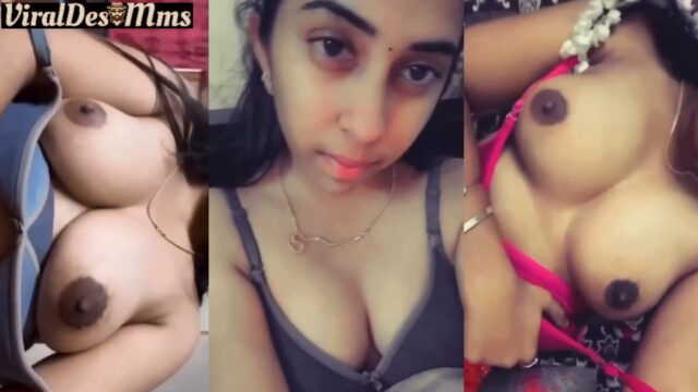 Cute 22 Years Old College Girl Flaunting Virgin Boobs