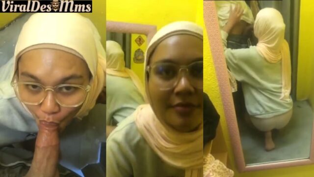 Hijabi Maal Sucking Cock in Trial Room